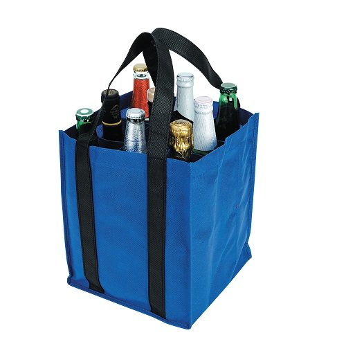 non woven shopping bags for wine/beers