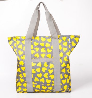 polyester tote bag with strong strap