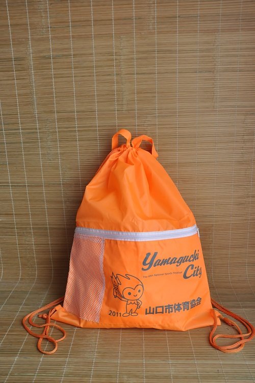 Custom logo Drawstring backpack polyester bags