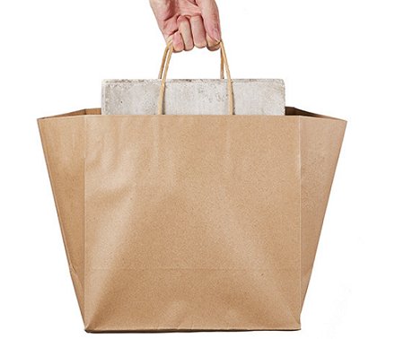 Vintage Tyvek Kraft Paper Bag