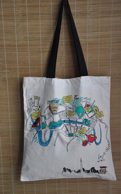 Wholesale print logo canvas bag