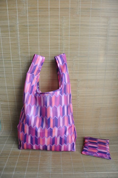 Custom Fashion design Polyester foldable bag