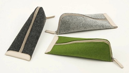 Wool felt pen pencil case/bag/pouch