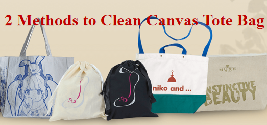 2 Methods to Clean Canvas Tote Bag