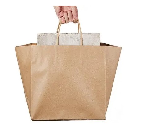 kraft paper shopping bag