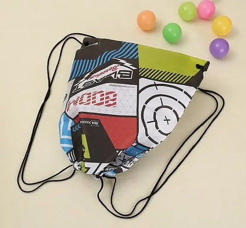 printed drawstring bags