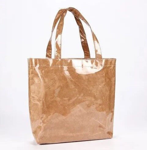 Washable Kraft Paper Shopping Bag