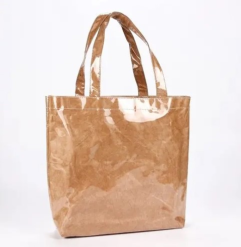 Washable Kraft Paper Shopping Bag