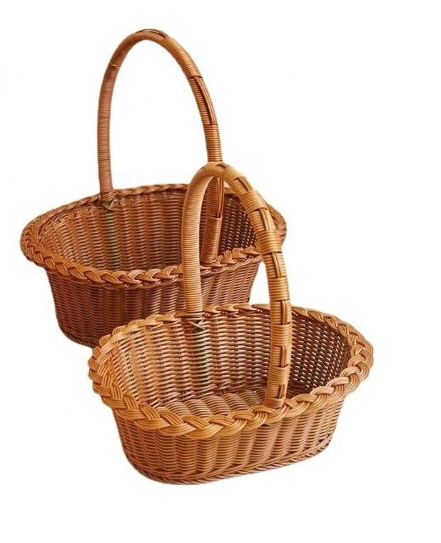 PP rattan Gift basket