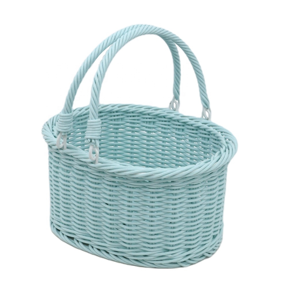 Plastic rattan Picnic basket