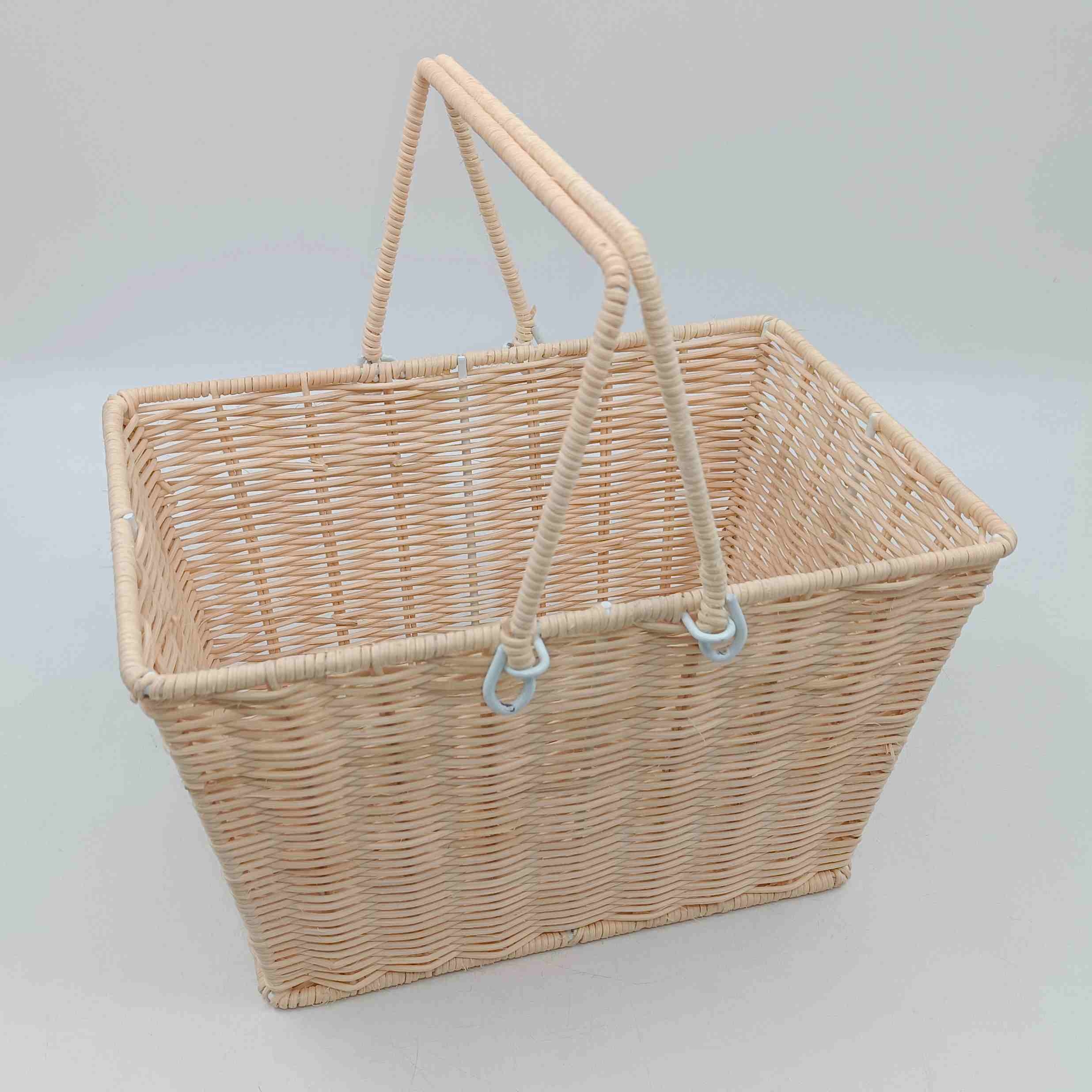 PP rattan Shopping basket