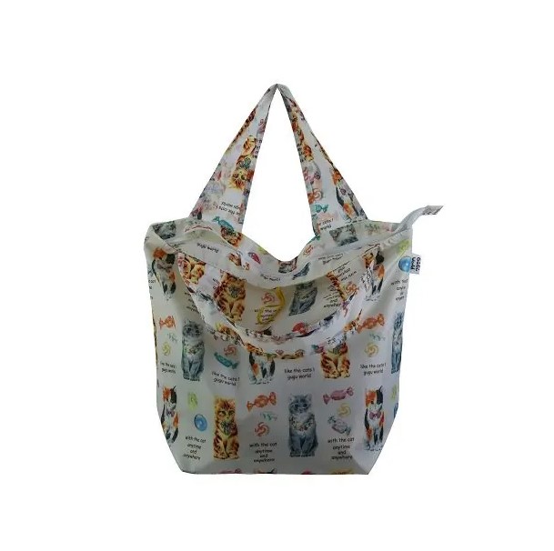 Polyester Foldable Shopper Tote Bags