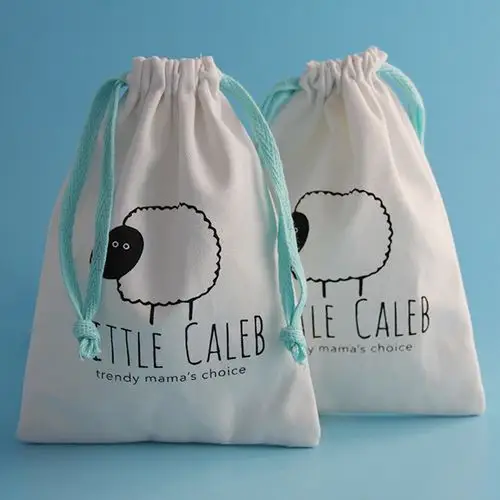 Plain Canvas Drawstring Bags2