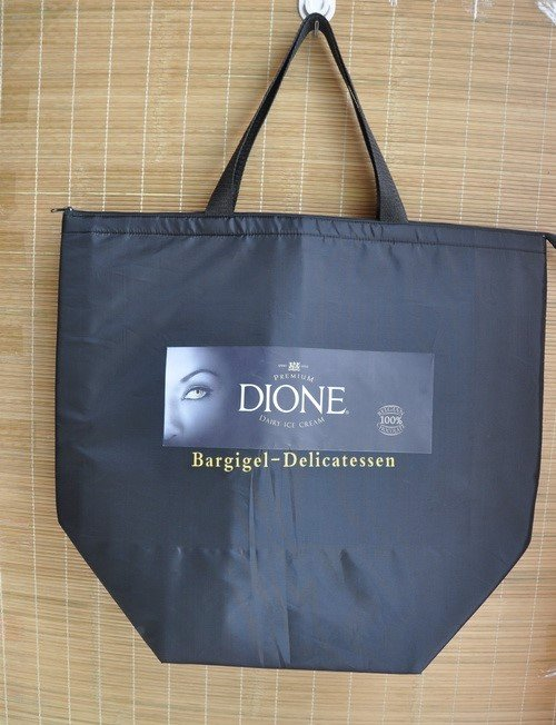 Aesthetically designed, zippered cooler bag