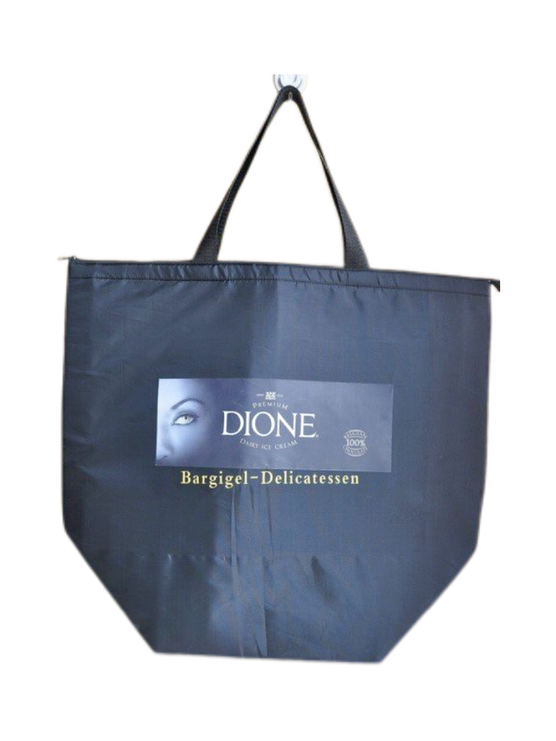 Aesthetically designed, zippered cooler bag